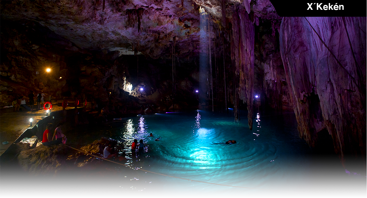 In this section, you will find information about the IshKekén and Samulá cenotes, virtual tours,  and services available at the center, location, hours, visitor services and assistance, social media, location applications such as Waze and Maps, and other culture-related websites