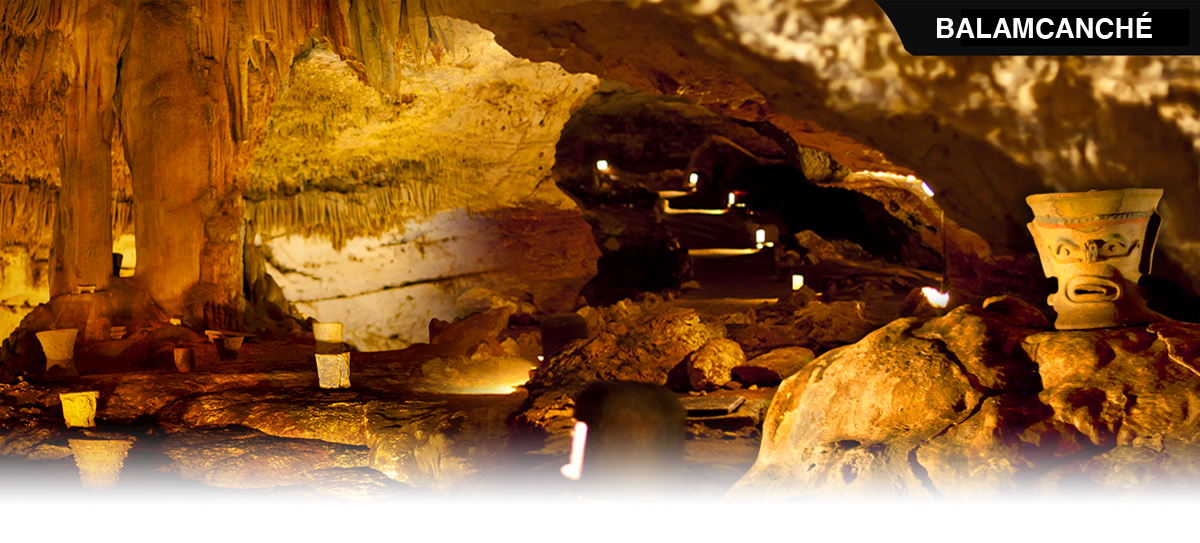 In this section, you will find: Information about the Balamcanché Cave, Images of the Attractions, Virtual Tours, Tourist Visitor Center Services, Location, Opening Hours, Services and Visitor Assistance, Social Media, Location Apps like Waze and Maps, and other Cultur web pages.